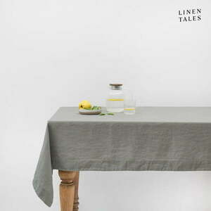 Lniany obrus 140x250 cm Khaki – Linen Tales obraz