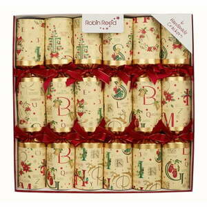 Crackery świąteczne zestaw 6 szt. Holiday Time – Robin Reed obraz