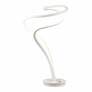 Biała lampa stołowa LED z metalowym kloszem (wys. 56 cm) Nala – Trio Select obraz