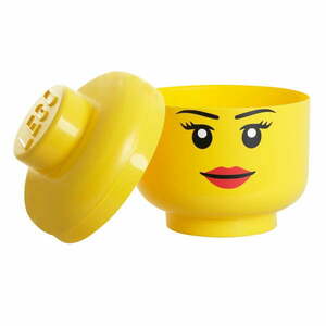 Pojemnik w kształcie głowy LEGO® Girl, Ø 24, 2 cm obraz