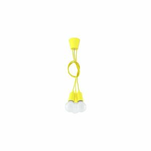 Żółta lampa wisząca ø 15 cm Rene – Nice Lamps obraz