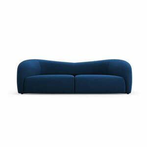 Niebieska aksamitna sofa 237 cm Santi – Interieurs 86 obraz