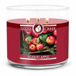 Świeca zapachowa Goose Creek Scarlet Apple, czas palenia 35 h obraz