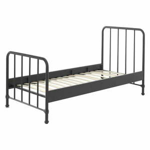 Szare metalowe łóżko dziecięce 90x200 cm BRONXX – Vipack obraz