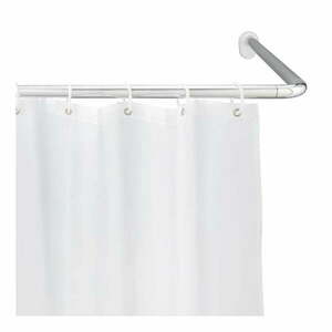 Uniwersalny narożny drążek na zasłonę prysznicową Wenko Shower Curtain Rod obraz