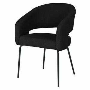 Czarne krzesła zestaw 2 szt. Natalie – Furnhouse obraz