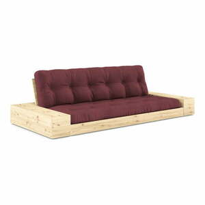 Bordowa rozkładana sofa 244 cm Base – Karup Design obraz