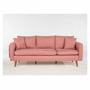 Jasnoróżowa sofa 215 cm Sofia – Artie obraz