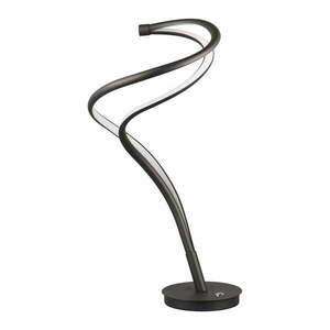 Czarna lampa stołowa LED z metalowym kloszem (wys. 56 cm) Nala – Trio Select obraz