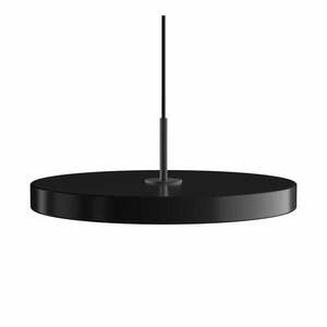 Czarna lampa wisząca LED z metalowym kloszem ø 43 cm Asteria Medium – UMAGE obraz