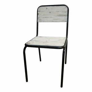 Białe krzesło z litego drewna jodłowego Industrial – Antic Line obraz