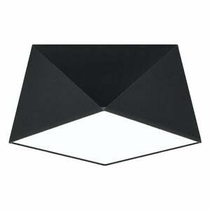 Czarna lampa sufitowa 25x25 cm Koma – Nice Lamps obraz