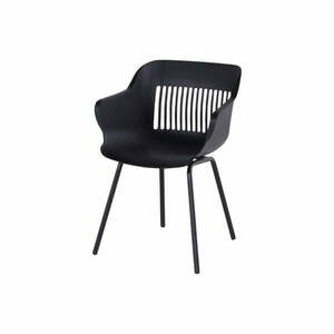 Czarne plastikowe krzesła ogrodowe zestaw 2 szt. Jill Rondo – Hartman obraz