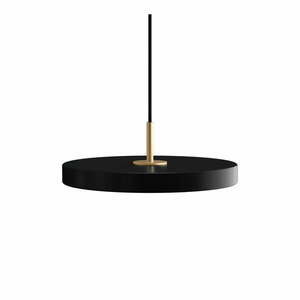 Czarna lampa wisząca LED z metalowym kloszem ø 31 cm Asteria Mini – UMAGE obraz