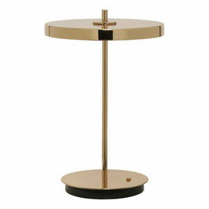 Lampa stołowa LED ze ściemniaczem w kolorze złota z metalowym kloszem (wysokość 31 cm) Asteria Move – UMAGE obraz