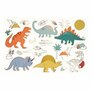Papierowe maty stołowe zestaw 8 szt. 28x42.5 cm Dinosaurs – Meri Meri obraz