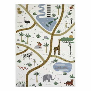 Kremowy dywan dziecięcy 123x180 cm Little Savannah – Nattiot obraz