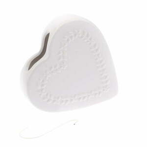 Biały ceramiczny nawilżacz powietrza Dakls Heart obraz