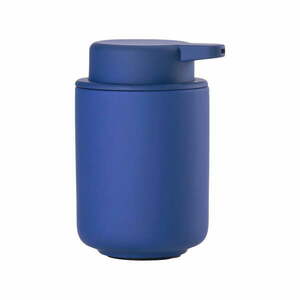 Niebieski kamionkowy dozownik do mydła 250 ml Ume – Zone obraz
