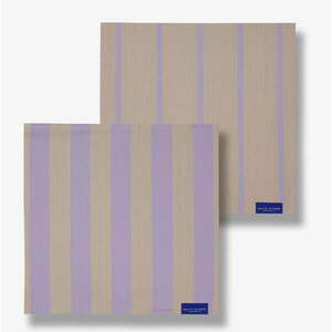 Tekstylne serwetki zestaw 2 szt. Stripes – Mette Ditmer Denmark obraz
