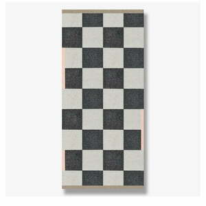 Czarno-biały dywan odpowiedni do prania 70x150 cm Square – Mette Ditmer Denmark obraz