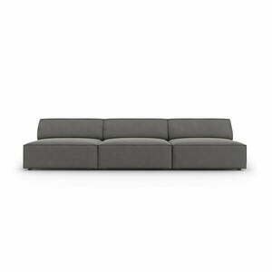 Szara aksamitna sofa 240 cm Jodie – Micadoni Home obraz