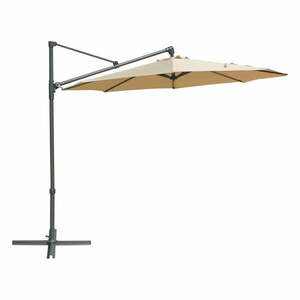 Beżowy parasol ogrodowy ø 300 cm Roja – Rojaplast obraz