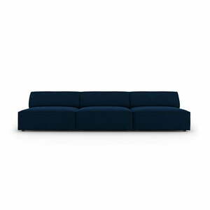 Ciemnoniebieska aksamitna sofa 240 cm Jodie – Micadoni Home obraz