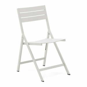 Białe metalowe krzesło ogrodowe Torreta – Kave Home obraz