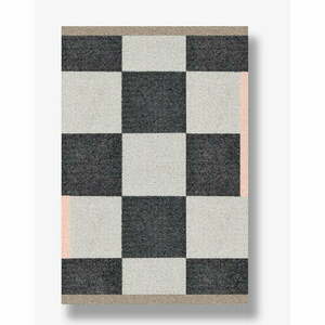 Czarno-biały dywan odpowiedni do prania 55x80 cm Square – Mette Ditmer Denmark obraz