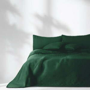 Zielona narzuta na łóżko AmeliaHome Meadore, 170 x 270 cm obraz