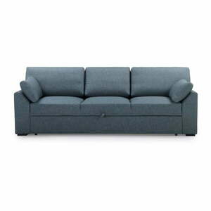 Niebieska rozkładana sofa 233 cm Janson – Scandic obraz