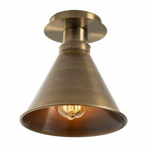 Lampa sufitowa w kolorze brązu z metalowym kloszem ø 20 cm Berceste – Opviq lights obraz