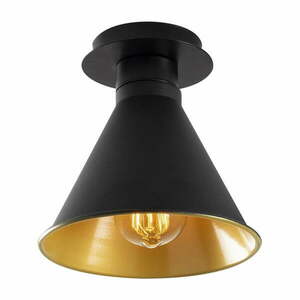 Lampa sufitowa w czarno-złotym kolorze z metalowym kloszem ø 20 cm Berceste – Opviq lights obraz