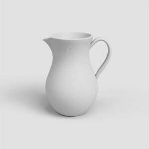 Biały ceramiczny ręcznie wykonany wazon (wysokość 30 cm) Harmonia – Artevasi obraz
