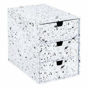 Czarno-biały organizer z 3 szufladkami Bigso Box of Sweden Ingrid obraz