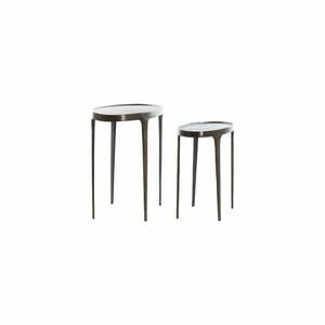 Metalowe okrągłe stoliki zestaw 2 szt. 33x70 cm Arica – Light & Living obraz