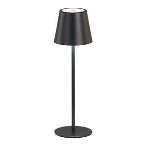 Czarna lampa stołowa LED z metalowym kloszem (wysokość 36, 5 cm) Viletto – Fischer & Honsel obraz