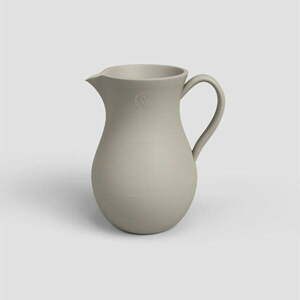 Beżowy ceramiczny ręcznie wykonany wazon (wysokość 30 cm) Harmonia – Artevasi obraz