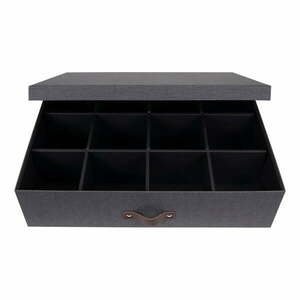 Czarne pudełko z przegródkami Bigso Box of Sweden Jakob obraz
