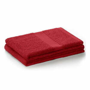 Czerwony ręcznik kąpielowy DecoKing Bamby Red, 70x140 cm obraz