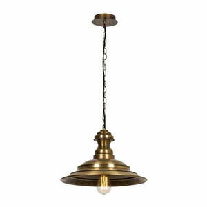 Lampa wisząca w kolorze brązu z metalowym kloszem ø 39 cm Sivani – Opviq lights obraz