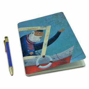 Zeszyt w formacie A5 96 str. z długopisem Sailor Man – Kartos obraz