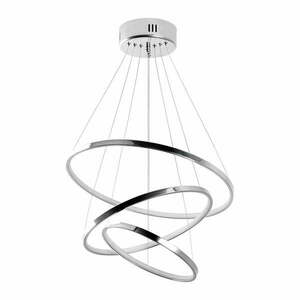 Lampa wisząca LED w kolorze srebra ø 50 cm Simit – Opviq lights obraz