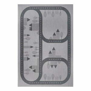 Szary dywan dla dzieci Ragami Roads, 120x170 cm obraz