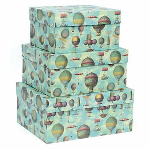 Pudełka prezentowe zestaw 3 szt. Air Baloons – Kartos obraz