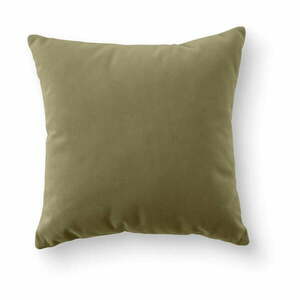 Zielona aksamitna poduszka na sofę Bean – EMKO obraz