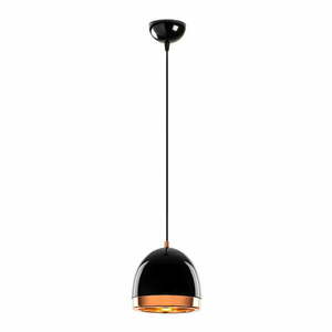Lampa wisząca w czarno-złotym kolorze z metalowym kloszem ø 17 cm Mugo – Opviq lights obraz