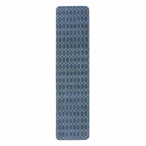 Ciemnoniebieski chodnik odpowiedni do prania 57x230 cm Argyll – Flair Rugs obraz