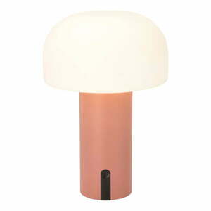 Biało-różowa lampa stołowa LED (wysokość 22, 5 cm) Styles – Villa Collection obraz